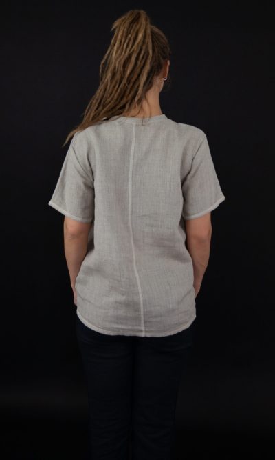 Hemp T-shirt Unisex Natural Grey