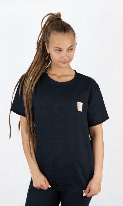 Hemp T-shirt Unisex Black