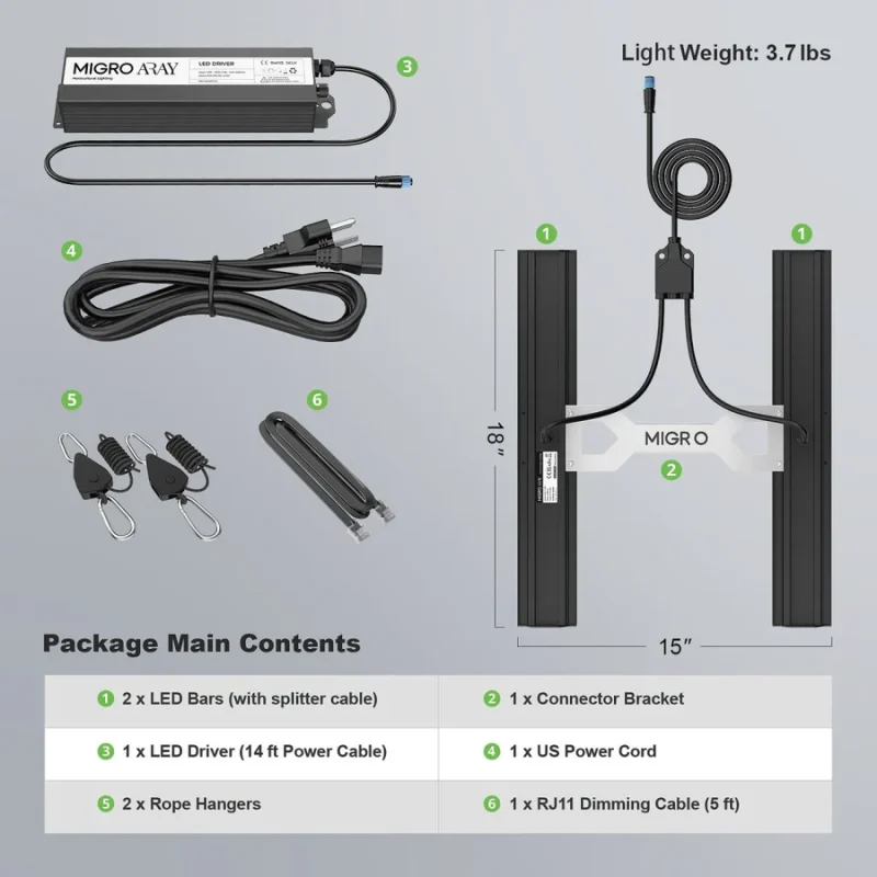 Migro Light Led Aray 2 - 125W